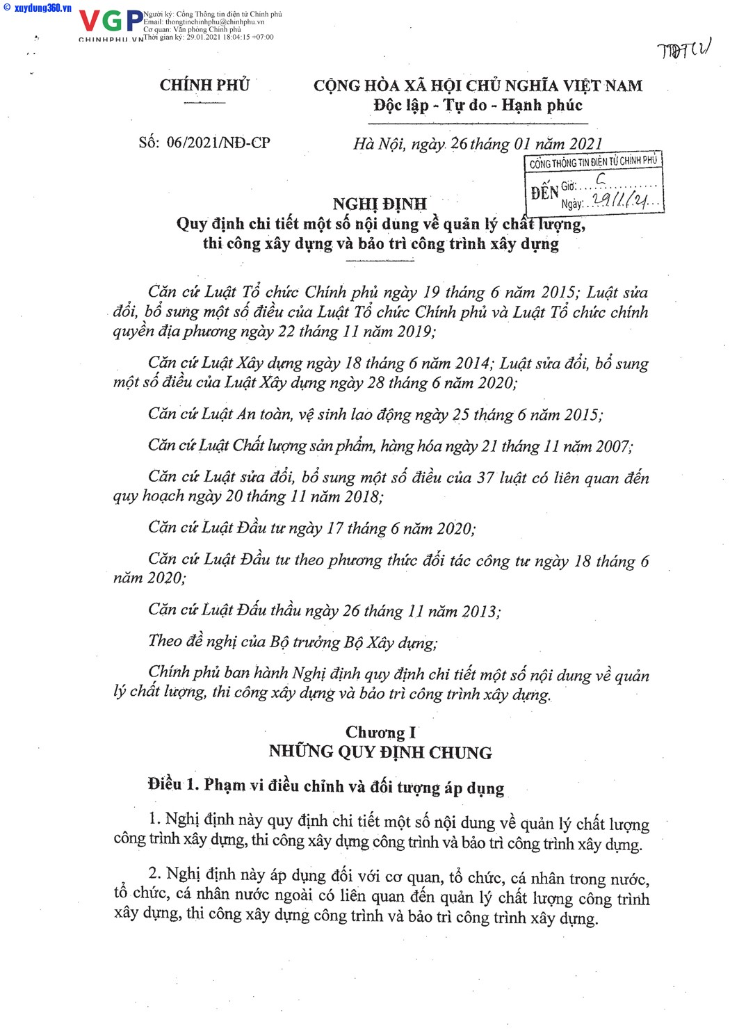 Pdf Nghị định Số 06 21 Nđ Cp Vv Qlcl Tc Btri Powered By Discuz